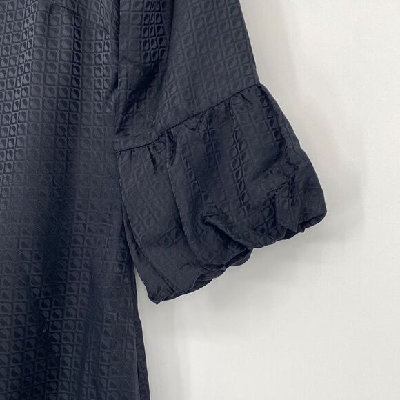 Alice & Trixie Women's 3/4 Sleeve Scoop Neck A-Line Dress Black Extra Small - Picture 5 of 15